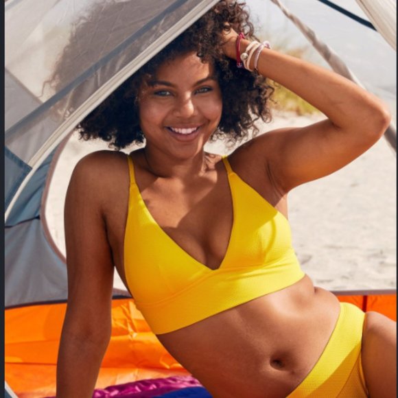 aerie lemon bathing suit